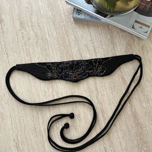 Hand made beaded belt